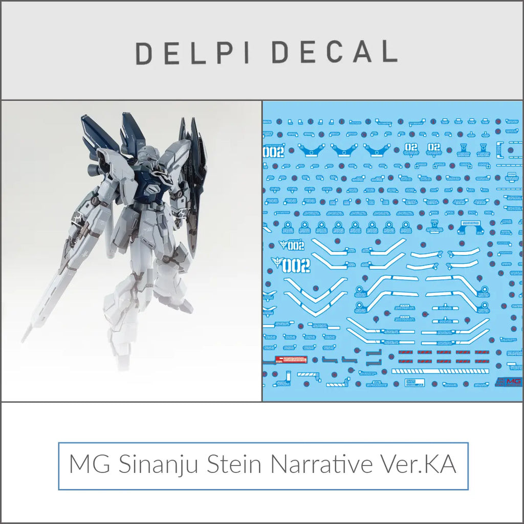 Delpi Decal (ดีคอลน้ำ) MG Sinanju Stein Narrative Ver.KA