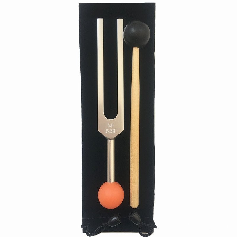 MI Tuning Fork 528 Seiko 528 อลูมิเนียมปรับแต่งส้อม 528Hz คุณภาพ Tuning Fork นวดค้อน Q4EU