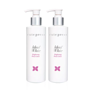 Cute Press Ideal White Brightening Body Lotion [220ml x 2pcs].