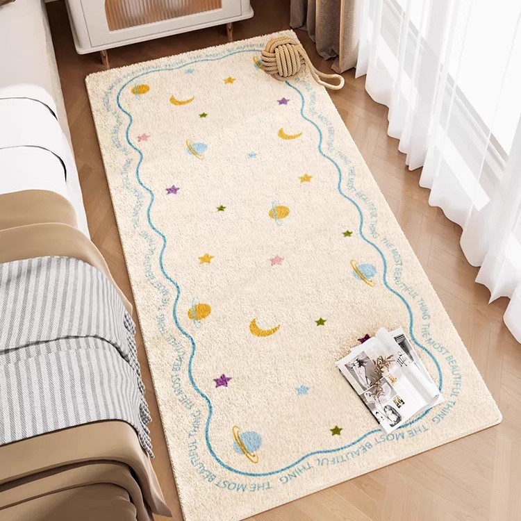 8. 24ผ้าห่มข้างเตียง Live Broaast One Piece Delivery ห้องนอนพรมโซฟาผ้าห่มตุ๊กตาข้างเตียง Bay ผ้าห่มห