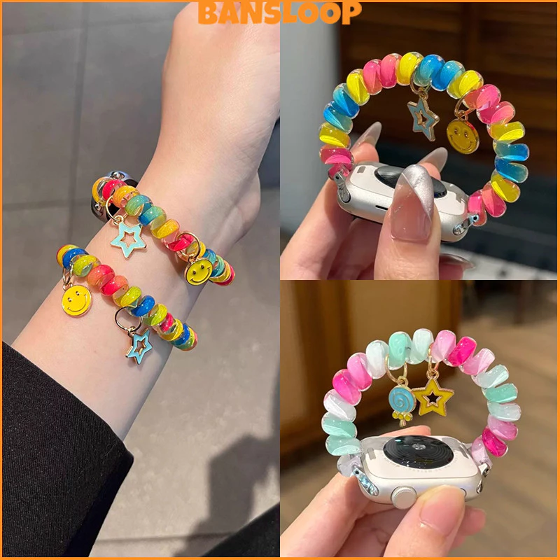 สายรัดยืดหยุ่น TPU for IWatch Apple Watch Ultra 3 2 SE 3 Series 11 10 9 8 7 6 5 4 3 2 1 49มม 46 45 44 42 41 40 38มม