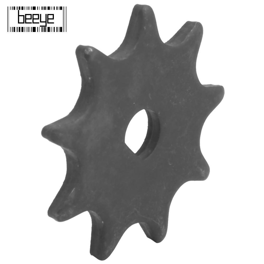 BEEYE เครื่องยนต์มอเตอร์เกียร์,โลหะ D Hole ไฟฟ้าสกู๊ตเตอร์ Sprocket,ทนทาน 410 9T ล้อโซ่สําหรับ MY101