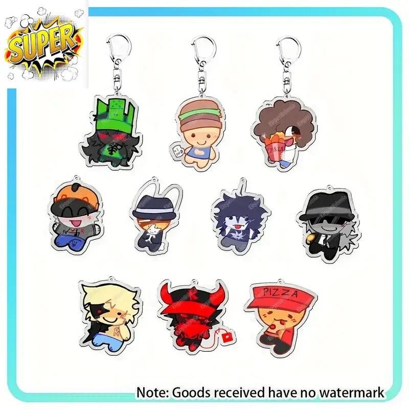 อะคริลิค Forsaken พวงกุญแจร้อนเกม Guest 1337 Noob Sedletsky John Doe c00lkid Elliot การ์ตูน KeyRing