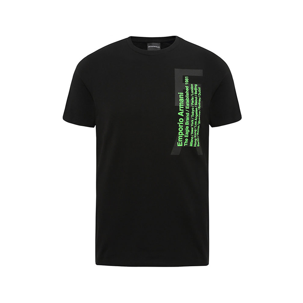 เสื้อยืดแขนสั้นคอกลมผู้ชาย EMPORIO ARMANI 3H1T92 1J0AZ