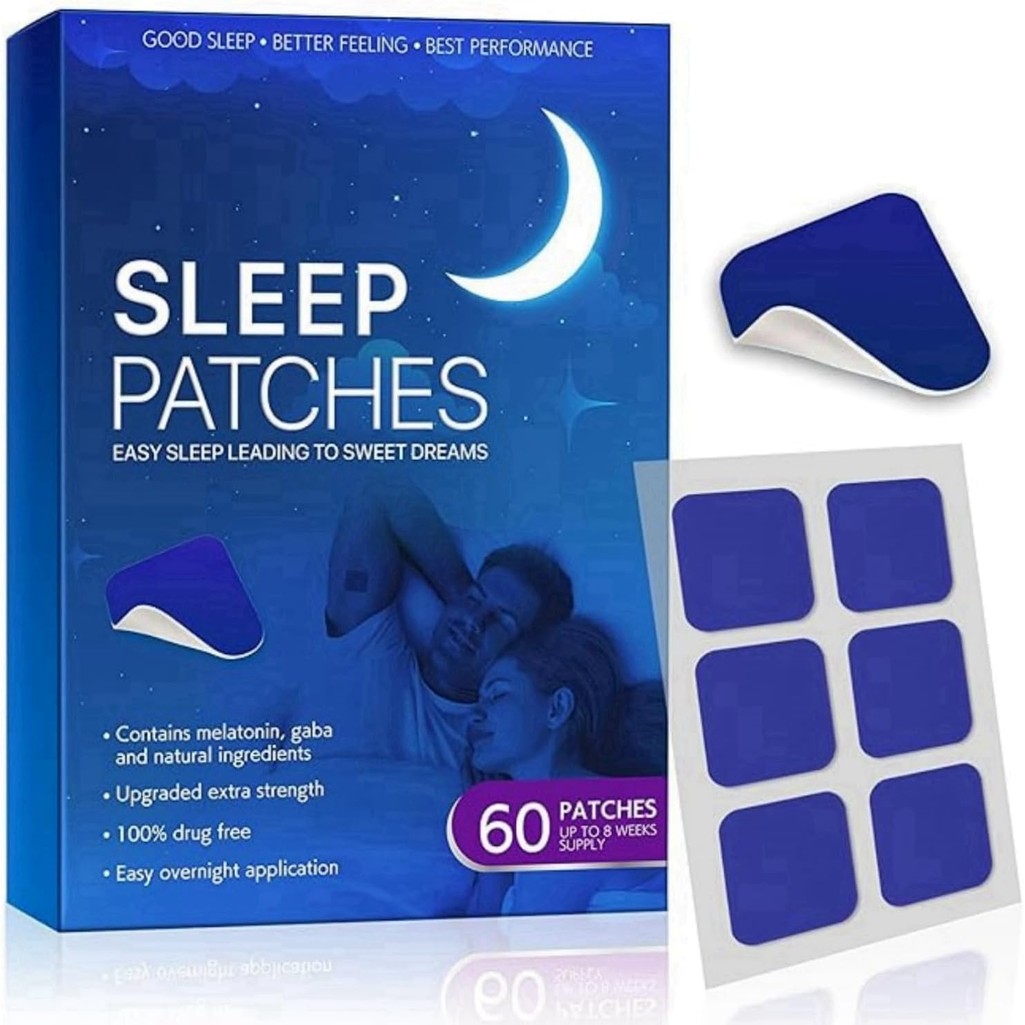 60 Pieces Sleep Patches,Sleep Support Patches to Improve Quality Sleep,Sleep Patches for Adults,Idea