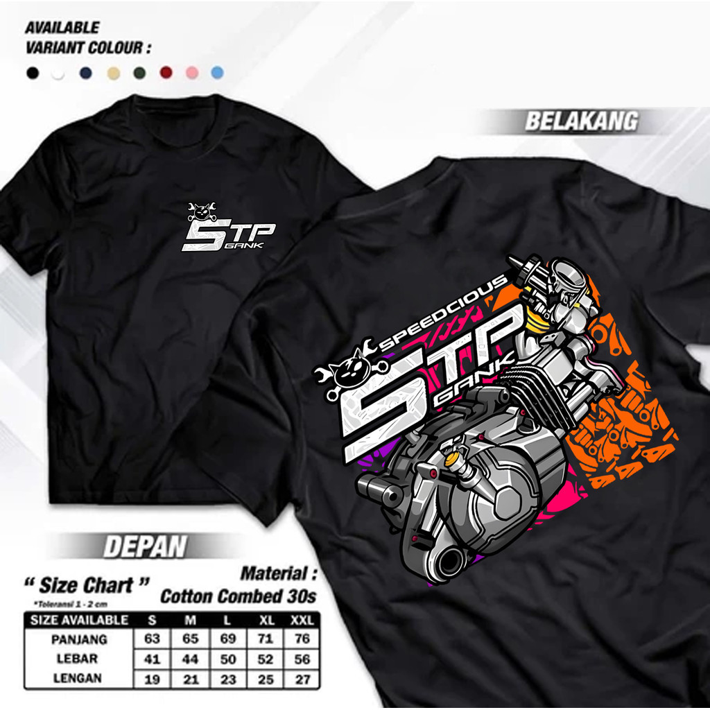 5TP GANK Vol 2 Drag Bike T-Shirt Racing Repeat Racing Motor Shirt