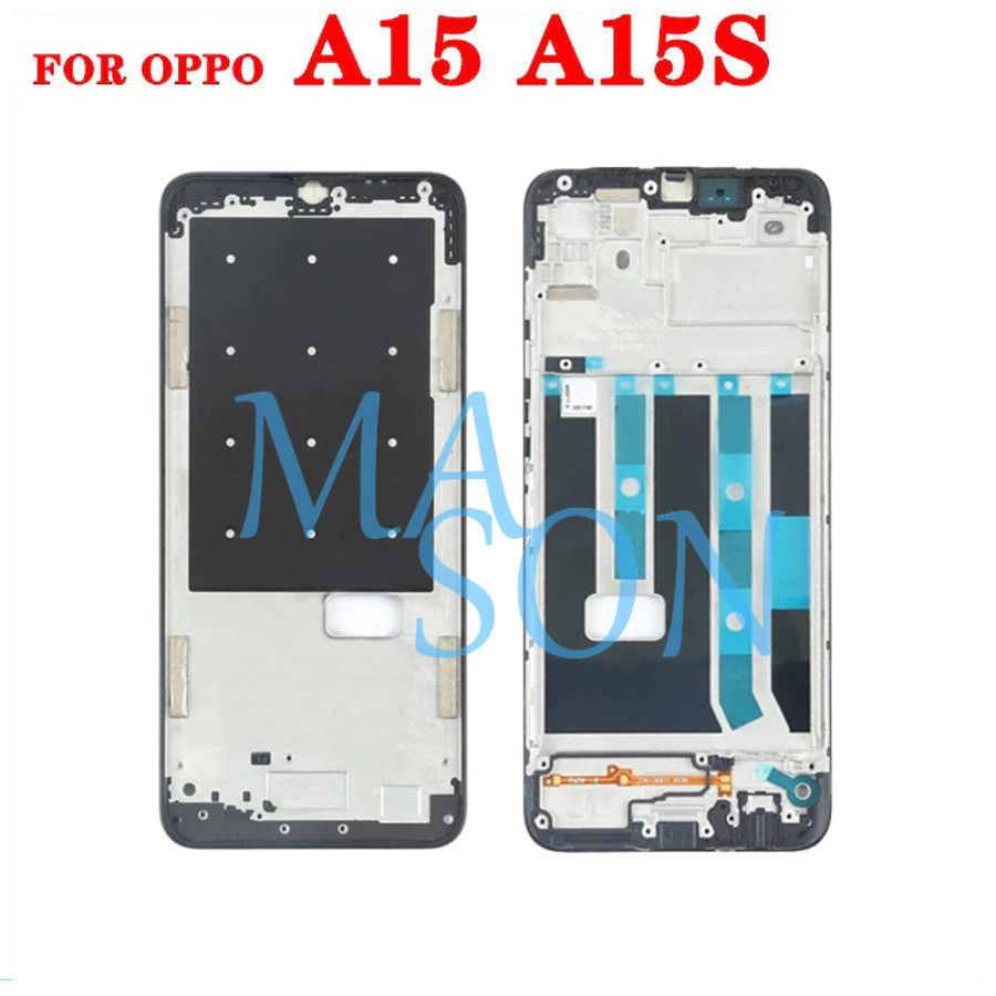 กรอบหน้า LCD สําหรับ OPPO A15 A15S Body Bezel Plate