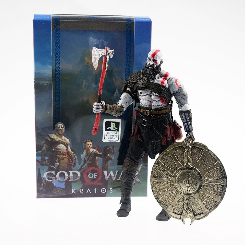NECA God of War 4 Kratos Kratos Kratos Kratos Kratos Kratos 23cm Joint Action Figure รูป
