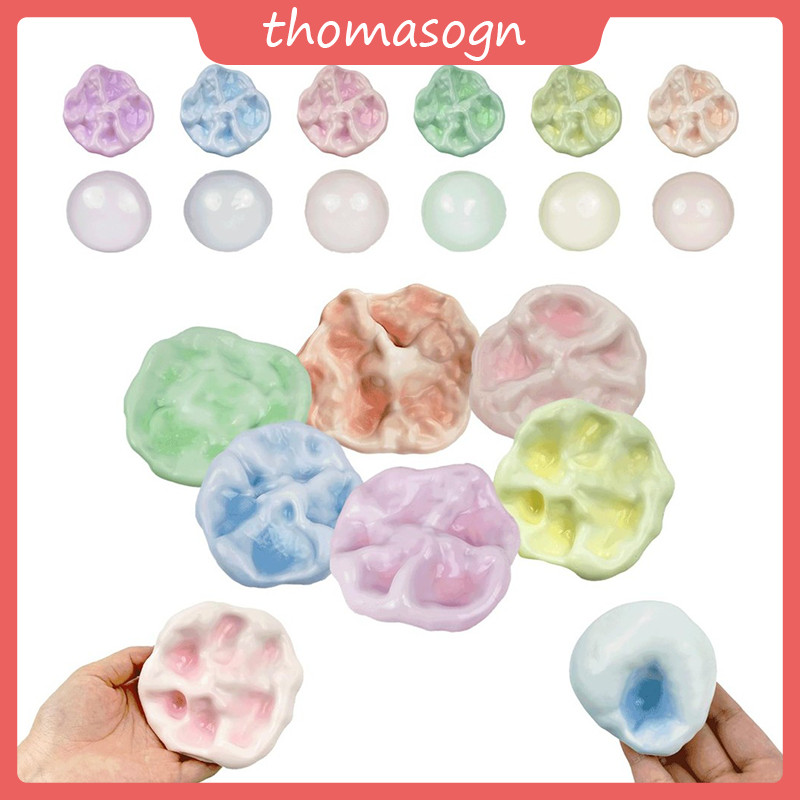 Squishy Mochi Ball Bean Ball Stress Ball ของเล่นเด็กบีบบีบลูกบอล Mochi ของเล่นเด็กบีบ