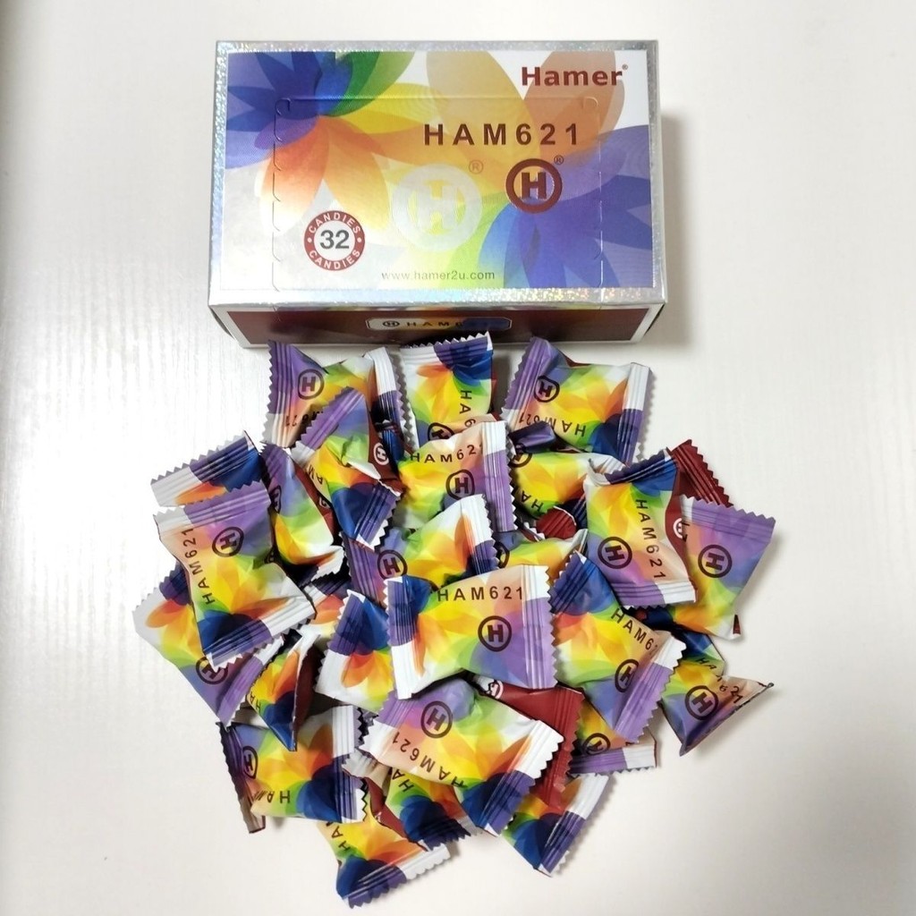 มาเลเซีย Hummer Candy Original Energy Candy Golden Nougat Brown Candy นําเข้าของแท้คลังสินค้าพร้อมแบ