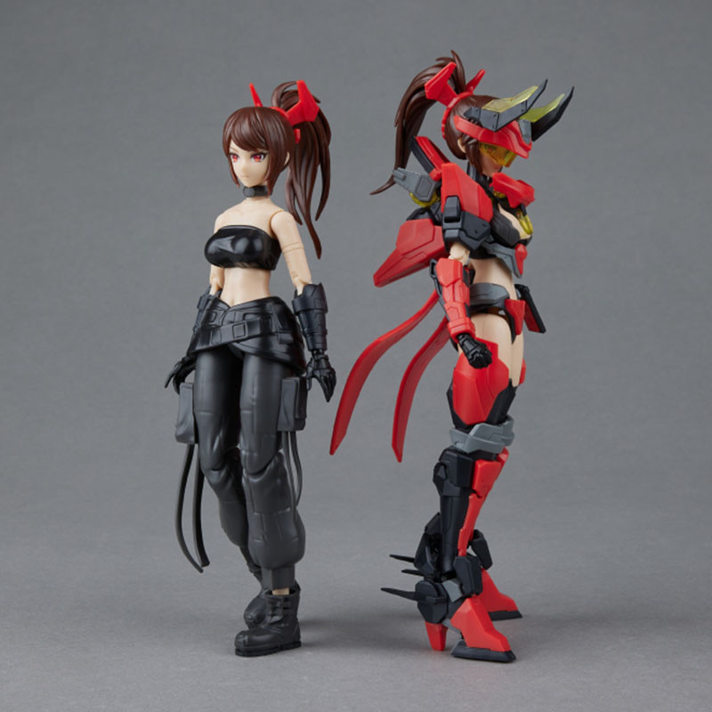 ชุดโมเดลประกอบต้นฉบับ Kokonki Shadow Series Ugly Cow Machine Girl สิบสองชั่วโมง Ugly Hour แบบสองตัว