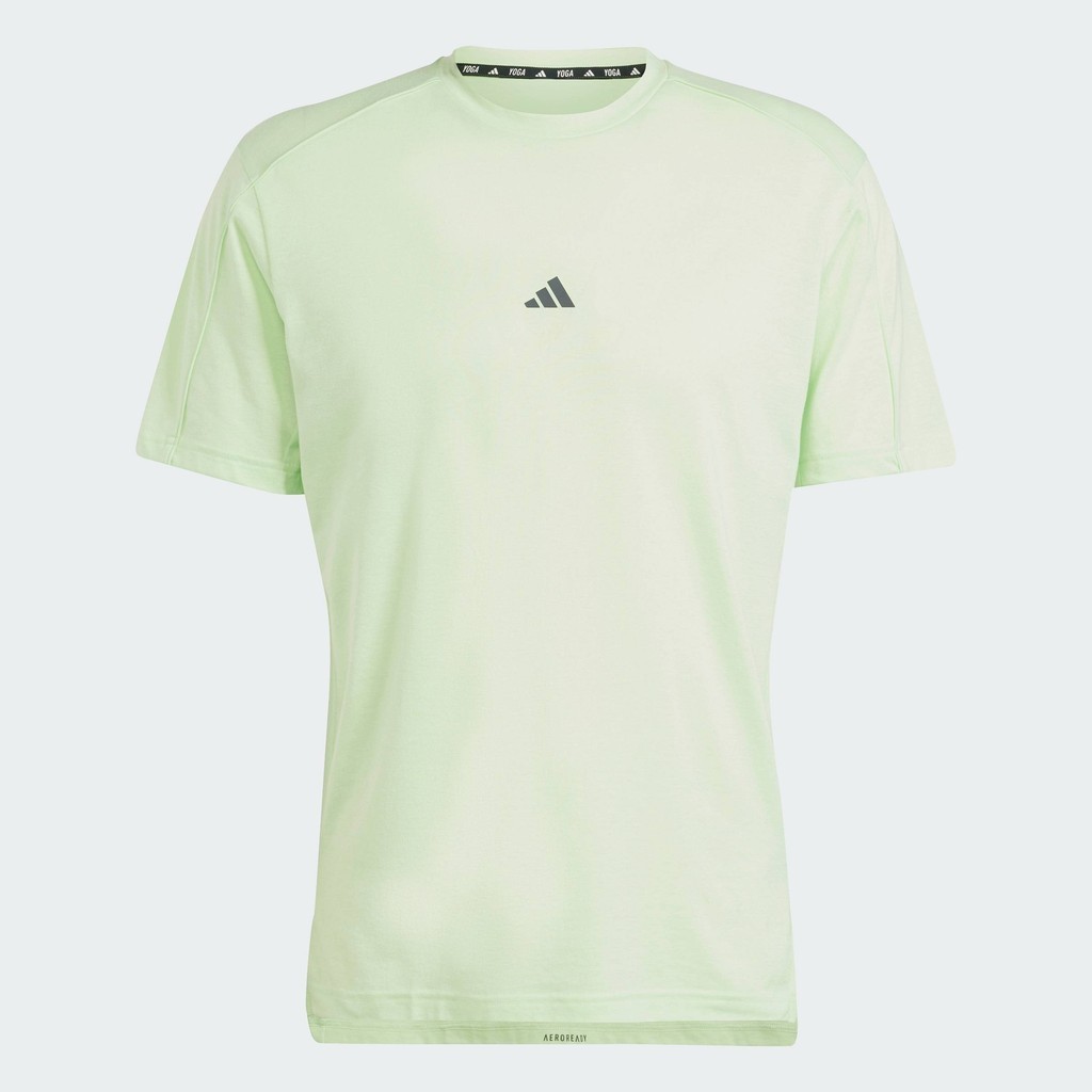 adidas Gym & Training เสื้อยืดเทรนนิงโยคะ ผู้ชาย สีเขียว IP2751