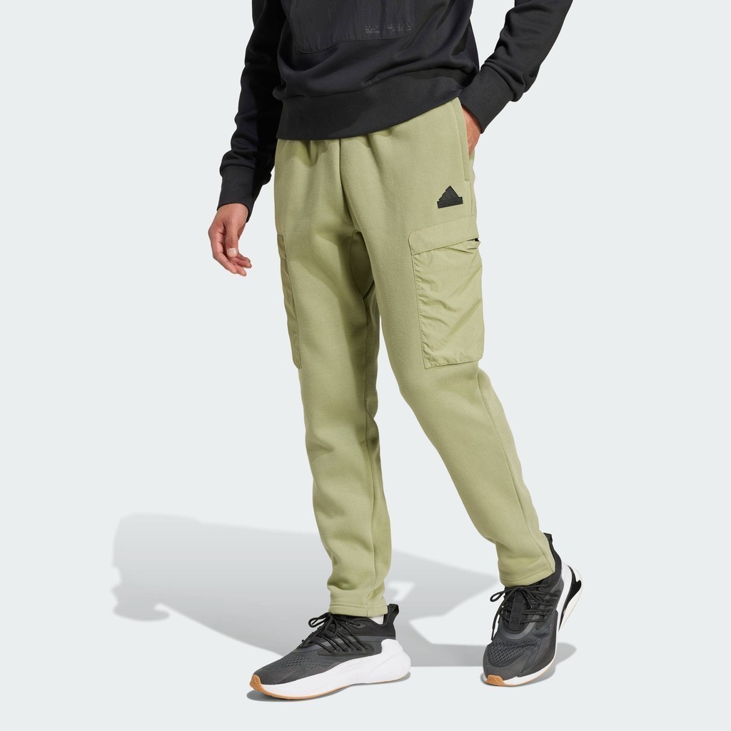 adidas Lifestyle City Escape Fleece Pants Men Green IV7419