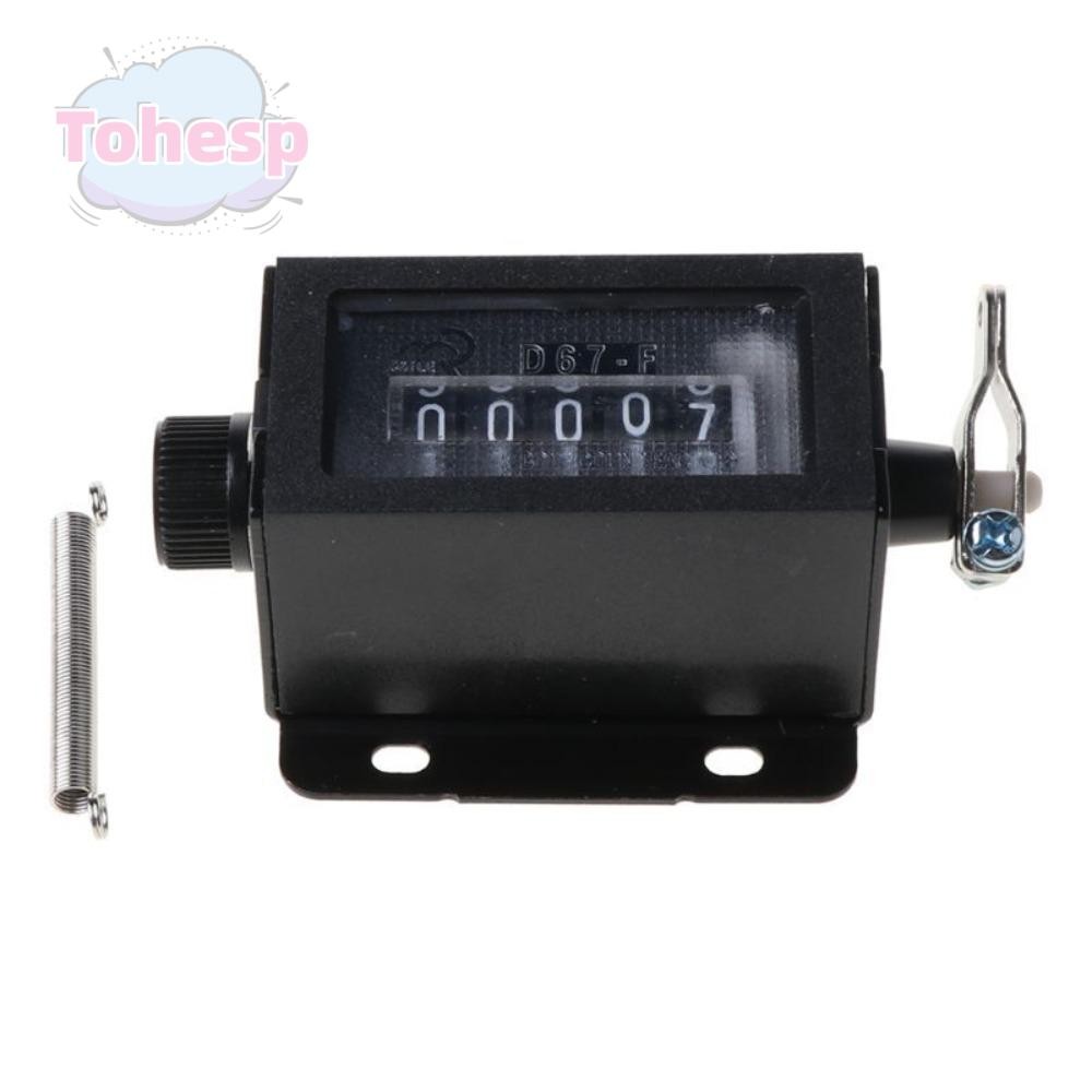 TOHESP Lap Counter D67-F Tally Counter สําหรับการพิมพ์กดดึงเคาน์เตอร์
