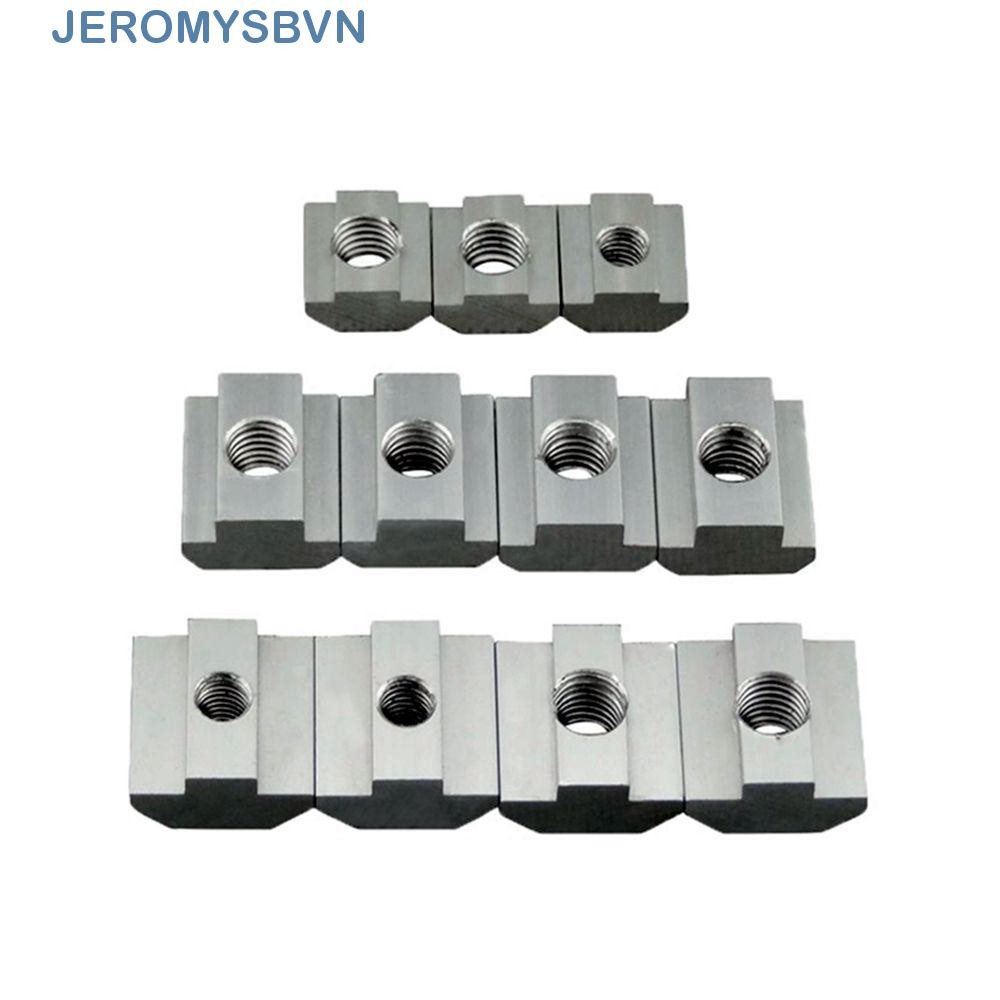 JEROMYSB Hammer Nut 2020 3030 4040 4545 20PCS T Block Square T Slot Nut