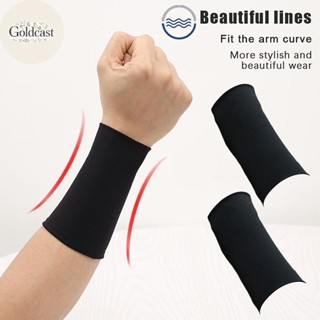 สายรัดข้อมือยืดหยุ่น 1 คู่ ทำจากผ้าไหมน้ำแข็ง ระบายอากาศดี เ…