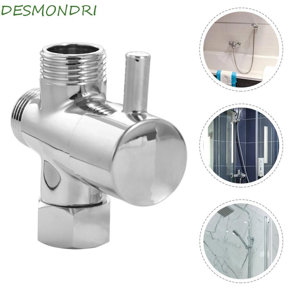 DESMONDRI 3 Way Shower Head Diverter Valve, T-adapter Three Function 3 Way Switch Faucet Valve, อุปก