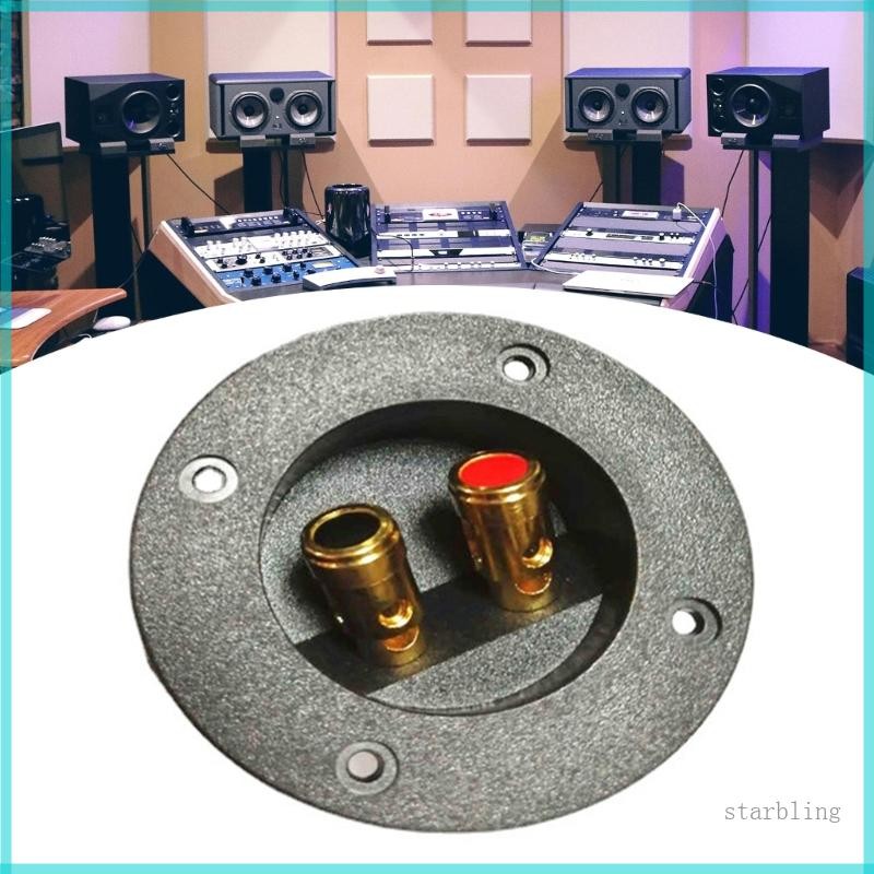 Star 2 Way Terminals Cup Connectors สําหรับลําโพงรอบกล่องซับวูฟเฟอร์ Banana Terminals