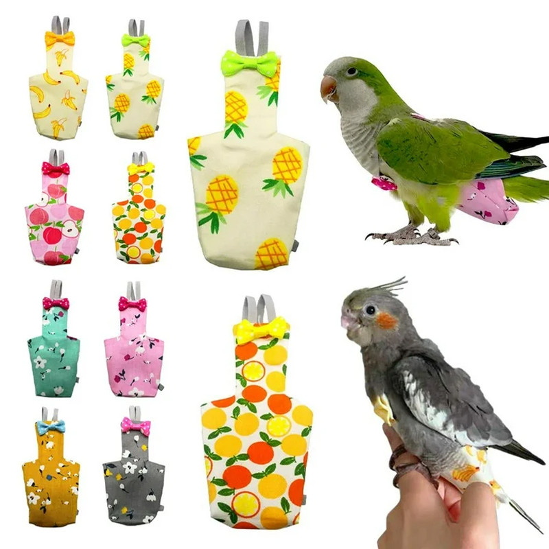 เสื้อผ้าอ้อมขนาดกลางขนาดกลางสําหรับนกแก้ว ชุดผ้าอ้อมขนาดใหญ่สําหรับนกแก้วนกพิราบสำหรับนกทุกสายพันธุ์