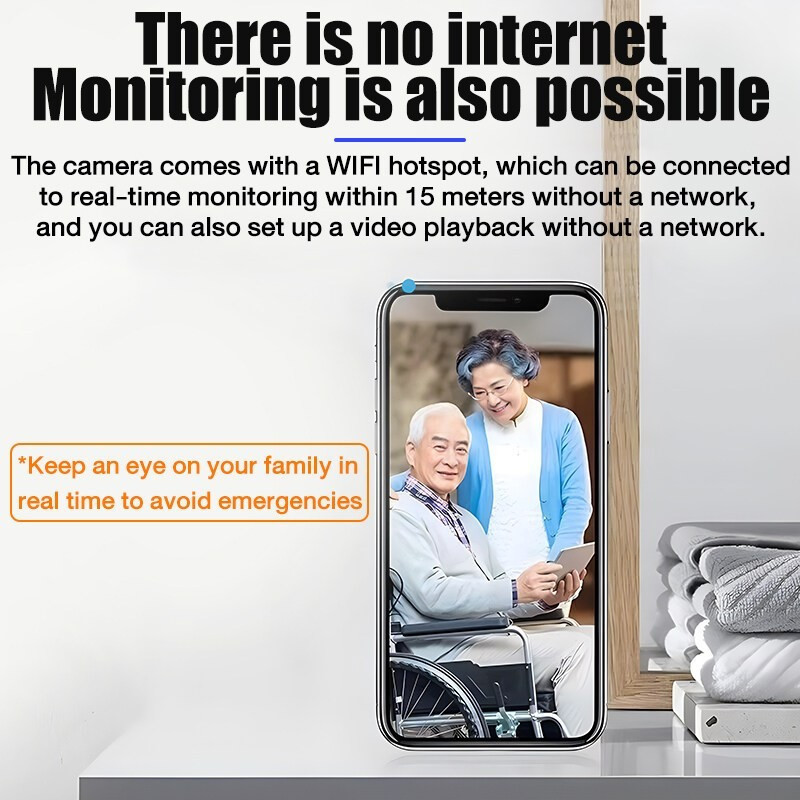 4K กล้องวงจรปิดขนาดเล็กที่ซ่อนอยู่ไร้สาย HD + 32G การ์ดหน่วยความจํา + 8 ล้านพิกเซลกล้องขนาดเล็กกล้องขนาดเล็ก - รูปที่ 4