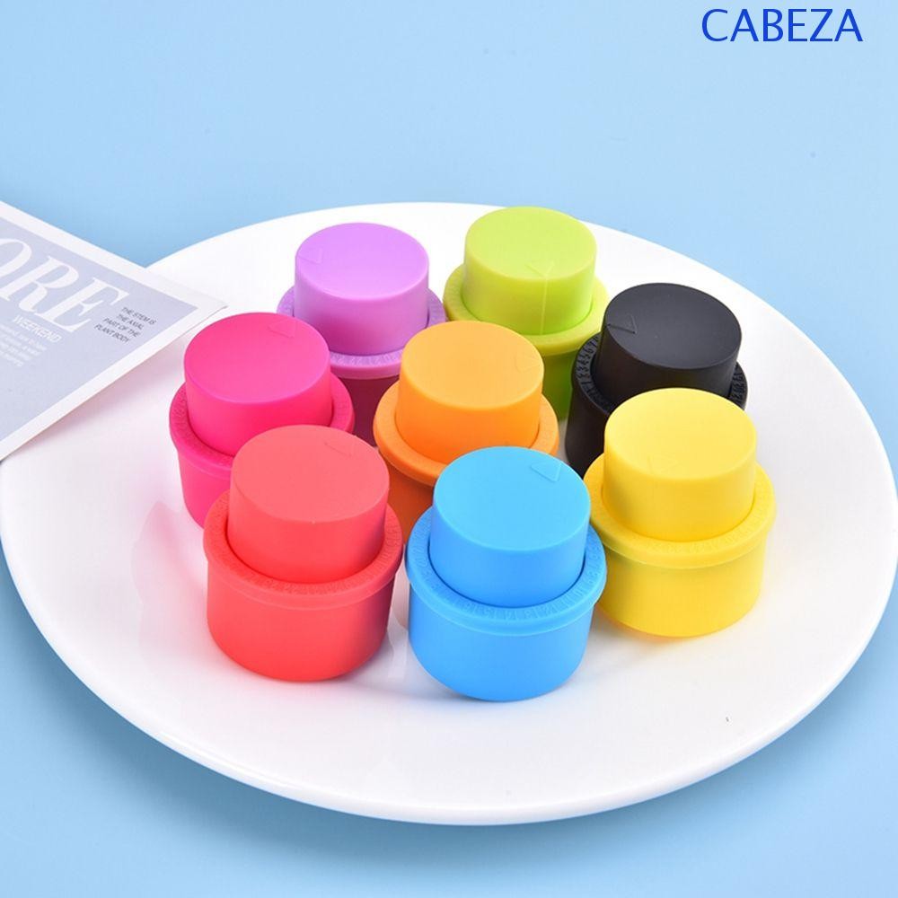 CABEZA Stopper Push Type Inflatable Sealer Soda Cola Fizzy Drink Saver Lid