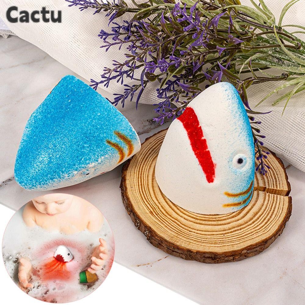 CACTU Shark Bath Bomb, Sea Animal Bubble Bath Bombs กลิ่นที่มีชีวิตชีวา Jaws Bath Bomb, น่ารักธรรมชา