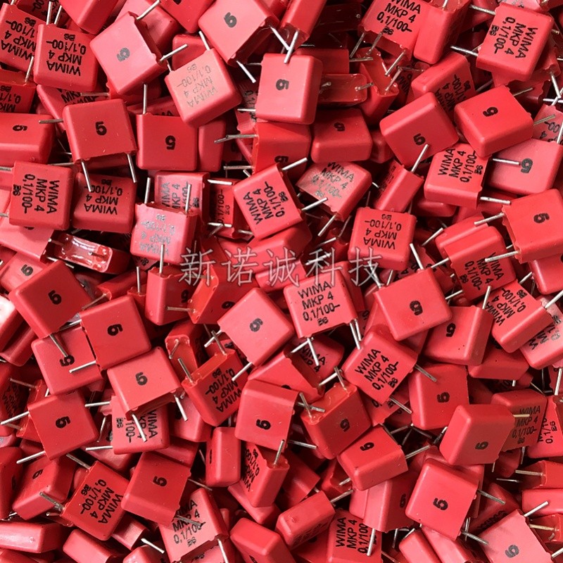 ตัวเก็บประจุ Weima ของเยอรมัน WIMA 100V 104 0.1 UF 100V 100nF MKP4 Pitch 7.5%