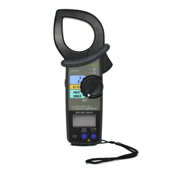แบรนด์ใหม่ Kyoritsu 2002R เครื่องมือหนีบ True RMS ความแม่นยําสูง, 2000A/1000V 2002PA