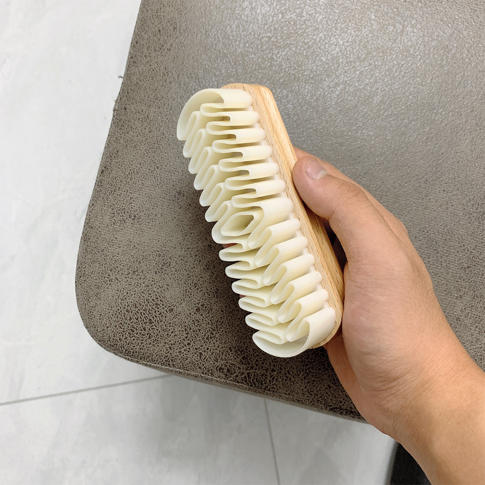 German Redecker Suede Brush Suede Suede Suede การปนเปื้อนทําความสะอาดแปรงรองเท้า Frosted หนังแปรงยาง