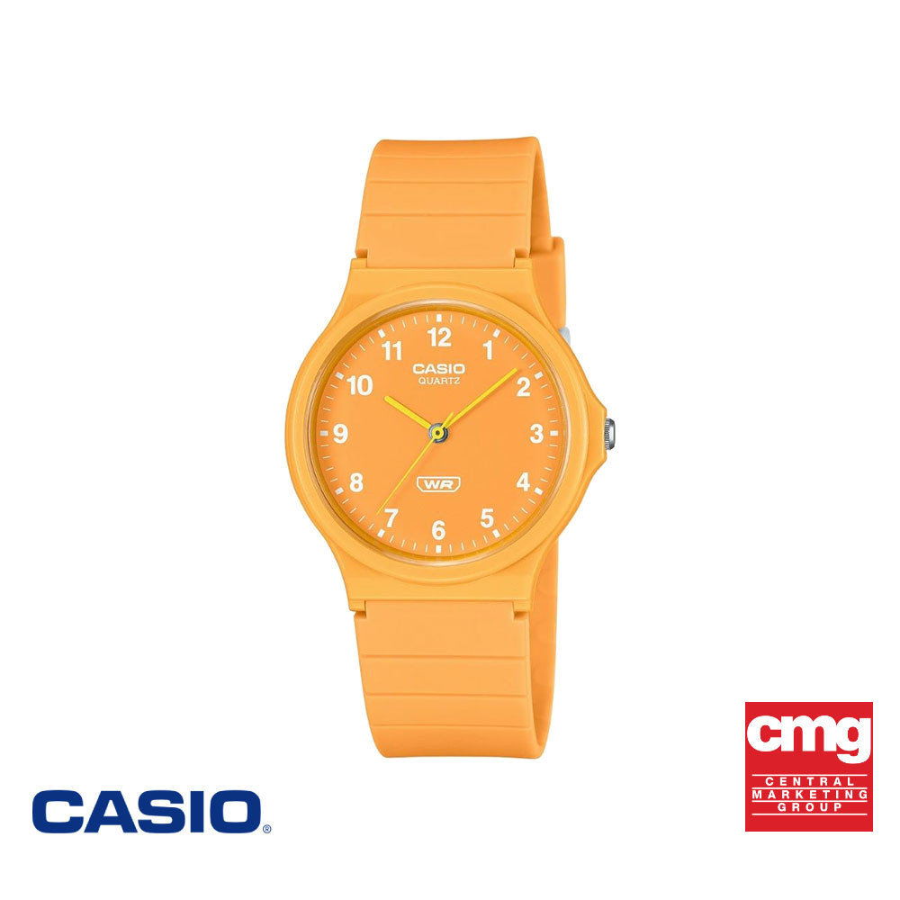 CASIO นาฬิกาข้อมือ CASIO รุ่น MQ-24B-9BDF สายเรซิน สีส้ม