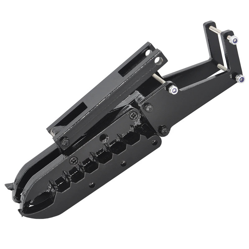Excavator ไม้ Clamp Grapple โลหะ CNC สําหรับ HUINA 1580 Excavator RC Grab Bucket รุ่นอะไหล่