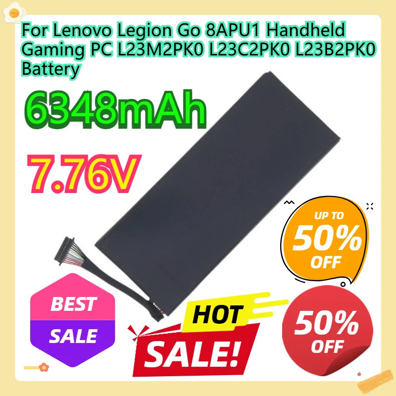 สําหรับ Lenovo Legion Go 8APU1 เกมมือถือ PC L23M2PK0 L23C2PK0 L23B2PK0 แบตเตอรี่ 7.76V 6348mAh