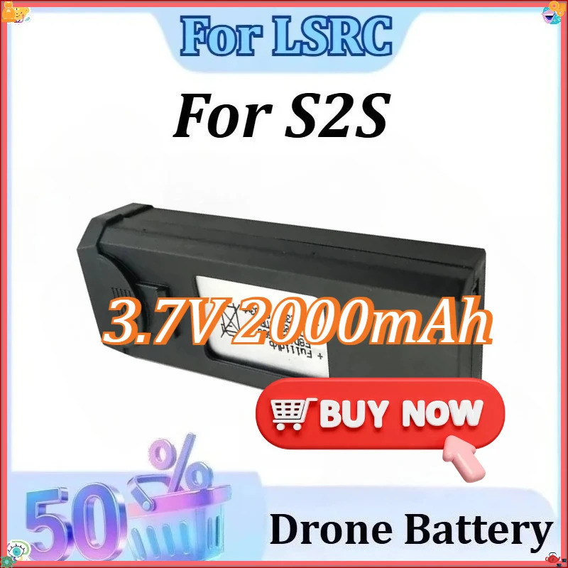 3.7V 2000mAh สําหรับ LSRC S2S RC Qudcopter แบตเตอรี่อะไหล่อุปกรณ์เสริมคุณภาพสูงชาร์จอัพเกรดแบตเตอรี่