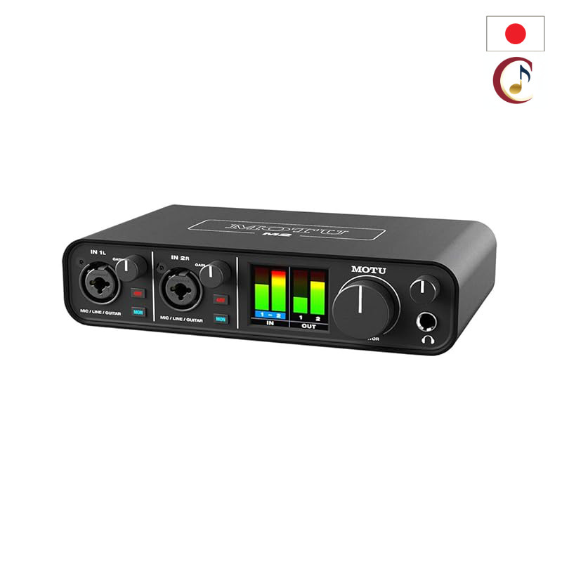MOTU M2/M4/M6 USB Audio Interface (2–6 In / 2–4 Out), USB DAC, iPhone/iPad Compatible, Live Streamin