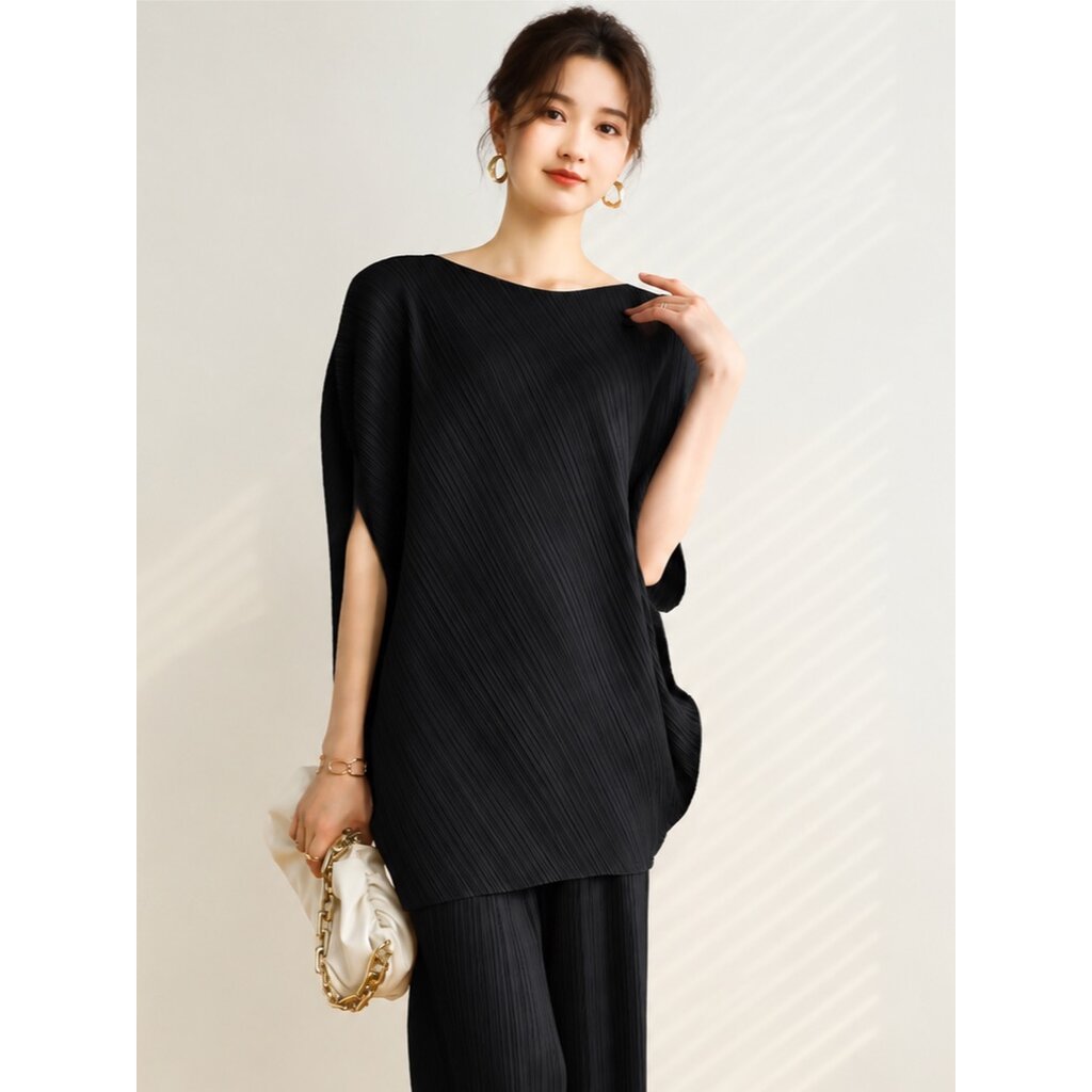 2MUAY รุ่น GJO8117 เสื้อผู้หญิง เสื้อพลีทคุณภาพ COMFY PLEAT TOP 5สี FREE SIZE