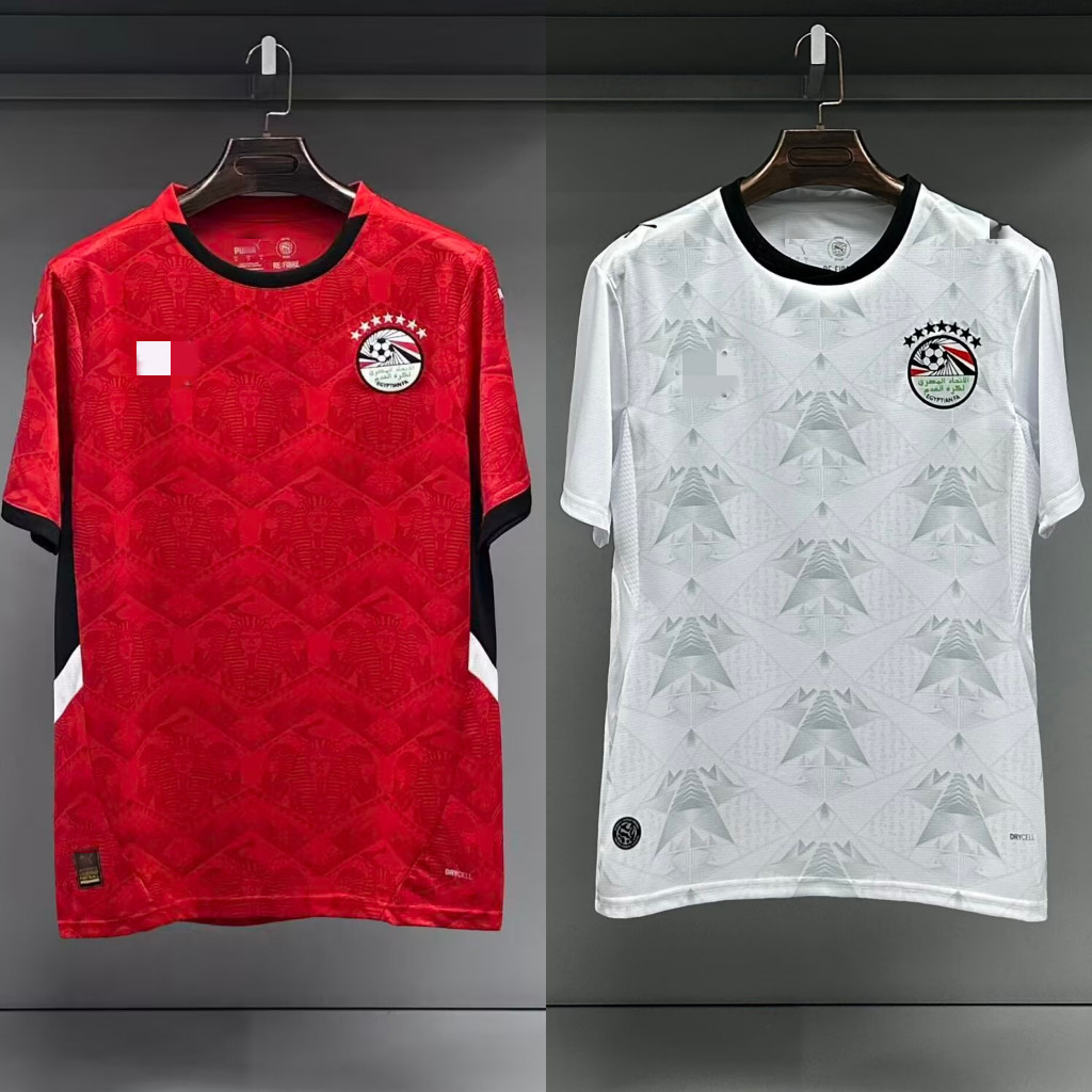✨การพิมพ์ 3 มิติ✨ 2026 อียิปต์ฟุตบอลเสื้อฟุตบอลกีฬาTเสื้อคุณภาพสูงS-4XLแฟนเวอร์ชั่น