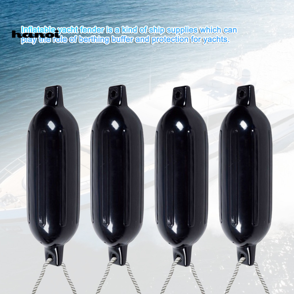 HAN_ Boat-Fender บัฟเฟอร์การหลีกเลี่ยงการชน PVC เรือยอชท์พอง Marine-Fender สําหรับ Speedboat