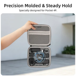 สำหรับ DJI POCKET 4P ชุดมาตรฐานทั้งหมดถุงป้องกันรอยขีดข่วนและสวมใส่กล่องเก็บกระเป๋า 4P อุปกรณ์เสริมที่จำเป็นสำหรับการถ่ายภาพการเดินทาง