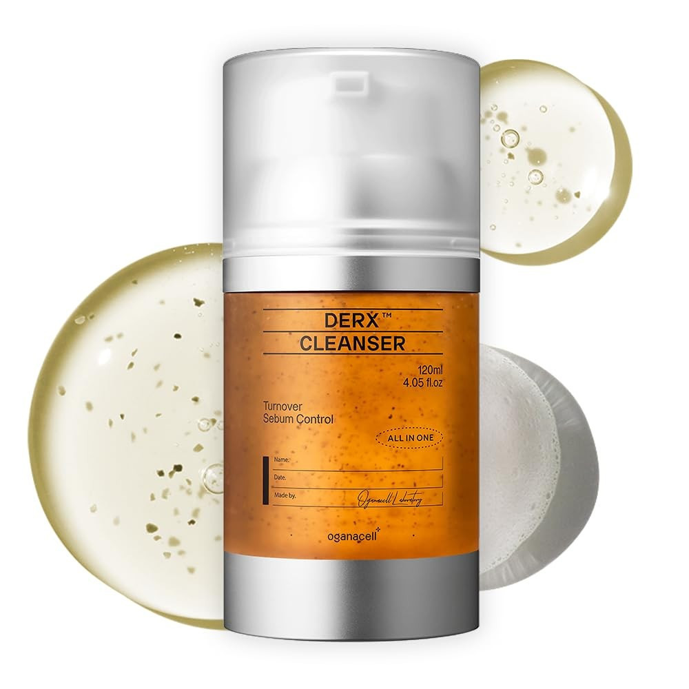 ขายร้อน Oganacell DERX Revitalizing Facial Cleanser with Peptides & Walnut Microbeads - Gentle Exfol