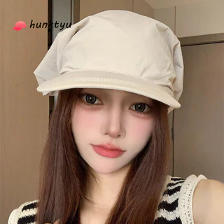 COD-หมวกเบสบอลสีพื้นแห้งเร็วสำหรับผู้หญิง ดีไซน์ผูกคอ ป้องกันแสงแดด เหมาะสำหรับกิจกรรมกลางแจ้งและการตั้งแคมป์