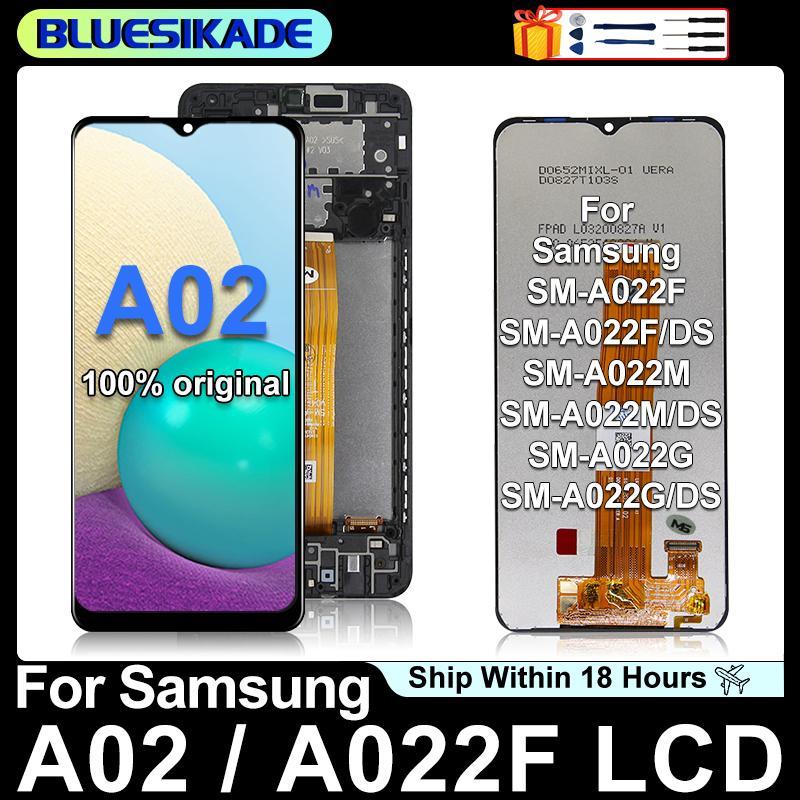 SAMSUNG 6.5 "สําหรับSamsung Galaxy A02 จอแสดงผลLCD Touch Screen DigitizerสําหรับSamsung A022 LCD SM-
