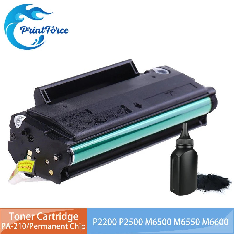 PA210 PA-210 PA-210E ตลับหมึกรีฟิลชิปถาวรสําหรับ Pantum P2200 P2500 P2500W M6500 M6550 M6600 M6500N 