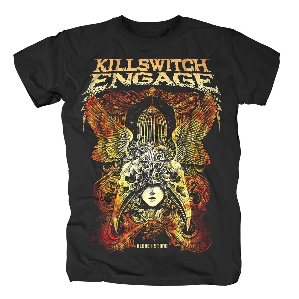 Killswitch Engagepop band graphic เสื้อยืดแขนสั้นผ้าฝ้าย 100% สําหรับผู้ชาย