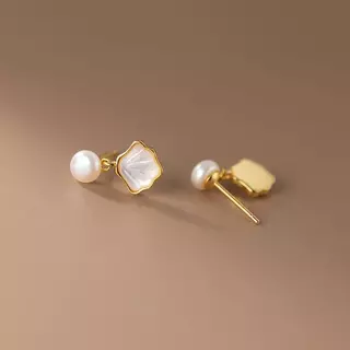 Evie Earrings ต่างหูเงินแท้ S925 [MERCELO]