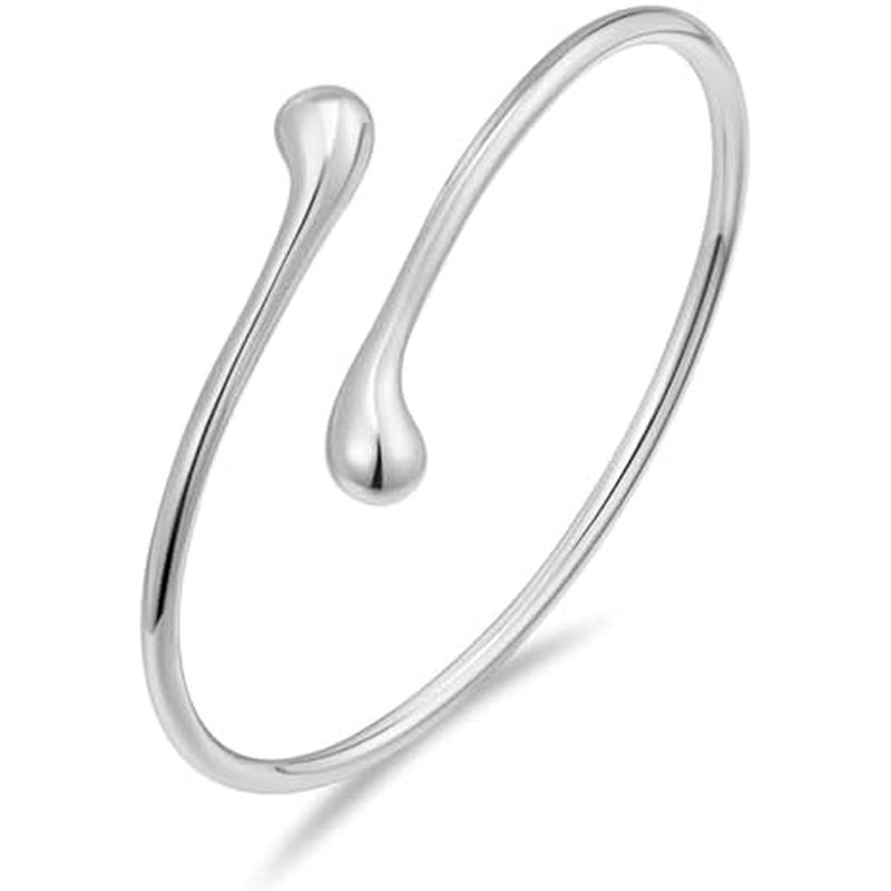 Minimalist แขนสําหรับผู้หญิง Gold Arm Cuff Upper Arm Cuff สร้อยข้อมือ Dainty Layered Armกําไลข้อมือ 