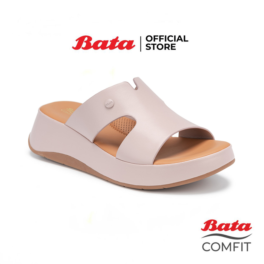 Bata บาจา Comfit รองเท้าแตะเพื่อสุขภาพ แบบสวม สำหรับผู้หญิง รุ่น CHAYO สีน้ำเงิน 6019237 สีชมพู 6015237