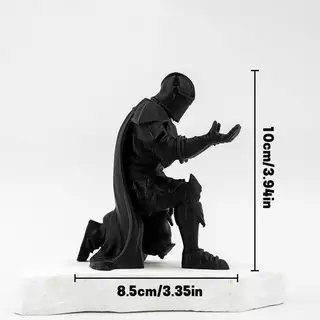 [EA] Creative Desk Organizer Knight Pen Holder Stand Themed Resin Decor สําหรับศิลปิน Writers Home Office Workspace TH