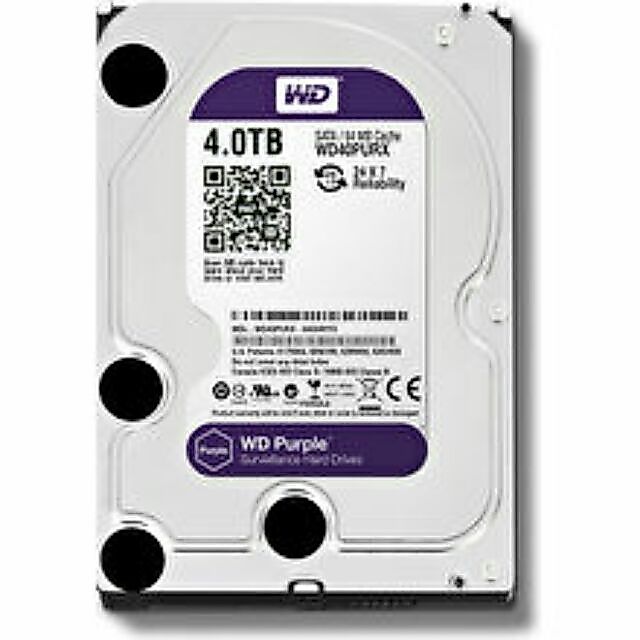 ฮาร์ดดิส WD 4 TB SATA-III Purple (64MB)