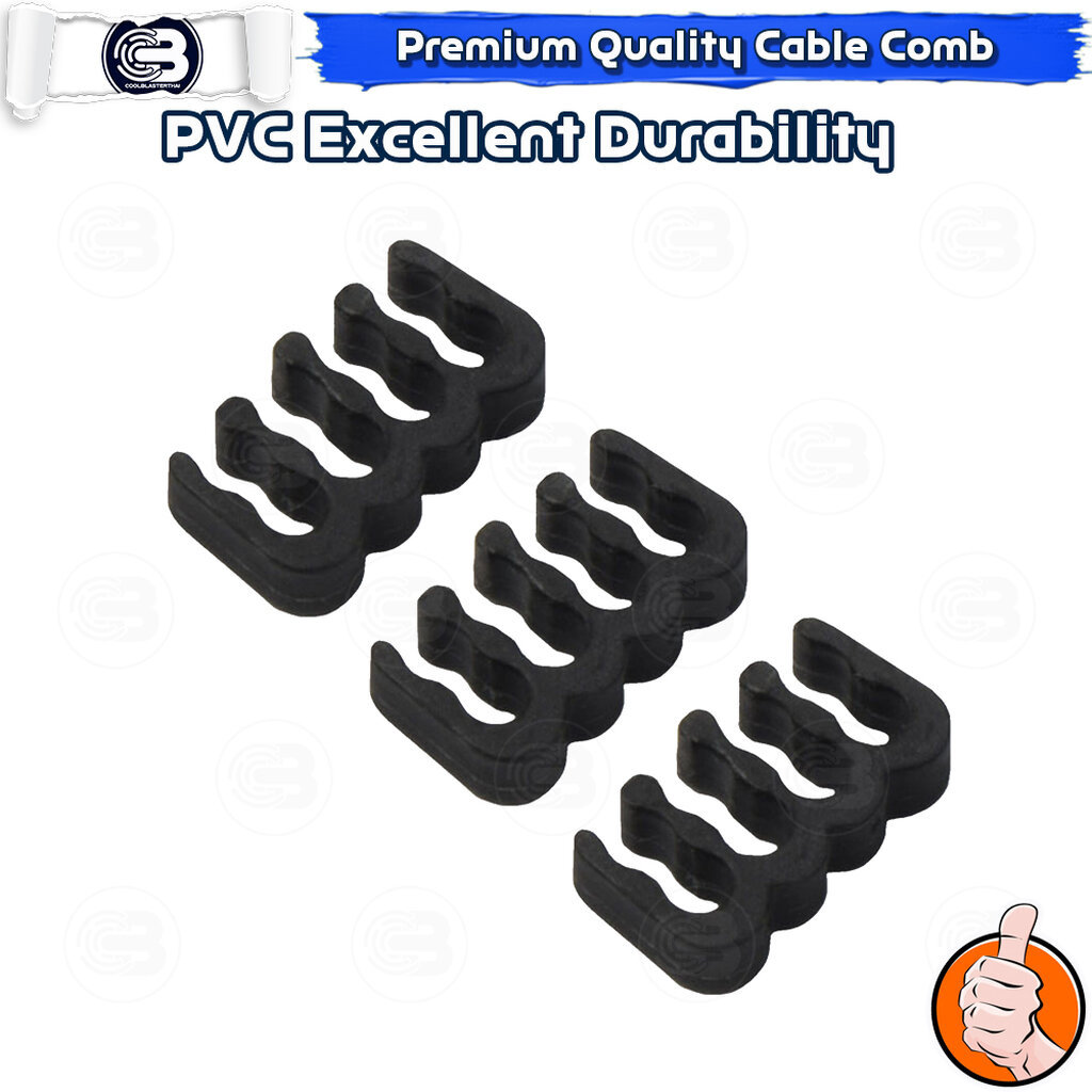 [CoolBlasterThai] 24 Pin ATX WHITE CABLE COMB/HOLDER
