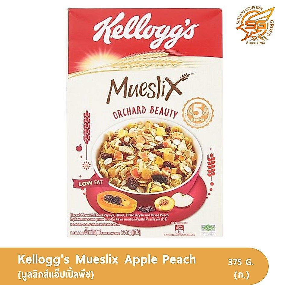 Kellogg's มูสลิก ออร์ชาร์ต บิวตี้ (Mueslix Orchard Beauty) 355กรัม